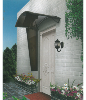 Arkinis stogelis su lataku 900x1600 mm) rudas /pilkas