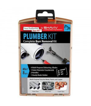 Shaviv Plumber kit - aštuonių dalių įrankių komplektas santechnikai
