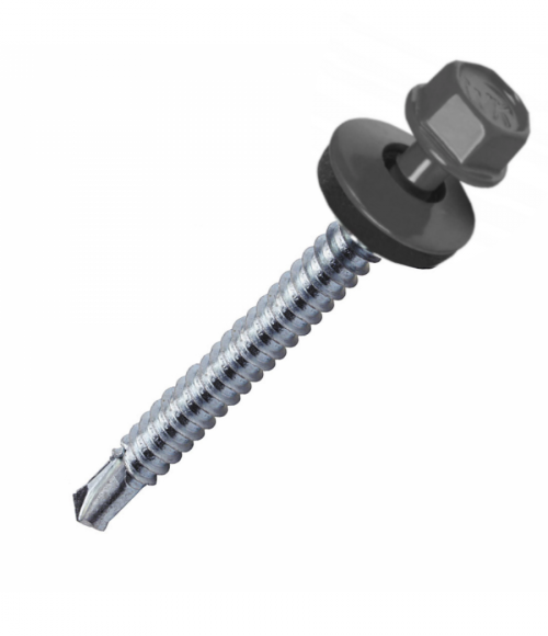 PC tvirtinimo varžtai į metalą 5.5 mmx60 mm, pilki 100 vnt