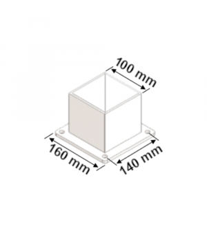 Terasos kolonos atraminė detalė padas