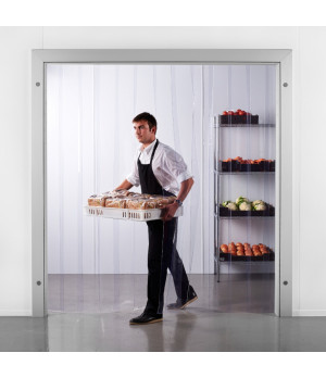 PVC juosta EXTRUFLEX, lygi 300mmx3mm maisto pramonei