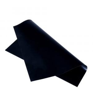 Silikoninė guma 0.5x1000 mm juoda lipni