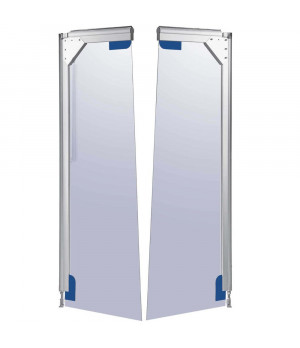 PVC juosta EXTRUFLEX, itin plati 1000mmx2mm žemų temperatūrų