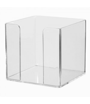 Plastikinė dėžutė užrašų lapeliams 94x94x95mm