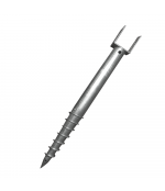 Sraigtinis polis pamatams U 101x1300 mm M12 HDG