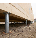 Sraigtinis polis pamatams M 68x750 mm M12 HDG