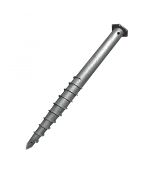 Sraigtinis polius pamatams M tipo