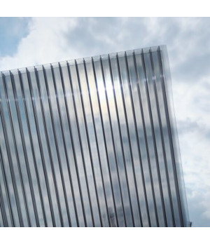 Pilkas antracito kanalinis polikarbonatas už gerą kainą!