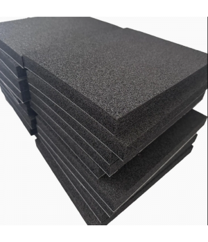 Mikroporinė guma 15x1000x2000 mm (A) juoda (lipni) OC