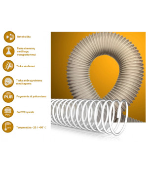 Poliuretaninė žarna - įvairių matmenų itin gera kaina