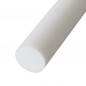 PTFE fluoroplastas 10x1000 mm baltas