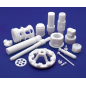 PTFE fluoroplastas 10x1000 mm baltas