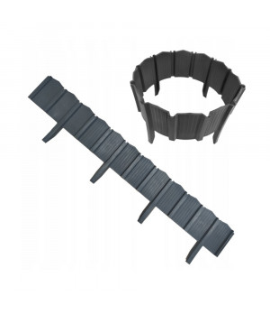 Plastikinis atitvaras 785x105 mm pilkas