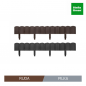Plastikinis atitvaras 785x105 mm rudas