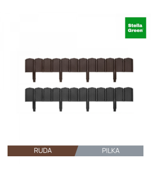 Plastikinis atitvaras 785x105 mm rudas