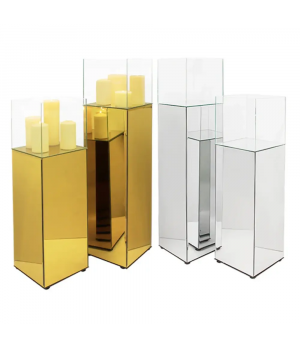 PMMA organinio stiklo plokštė 3x2030x3050 mm, FABBACK veidrodinis auksas