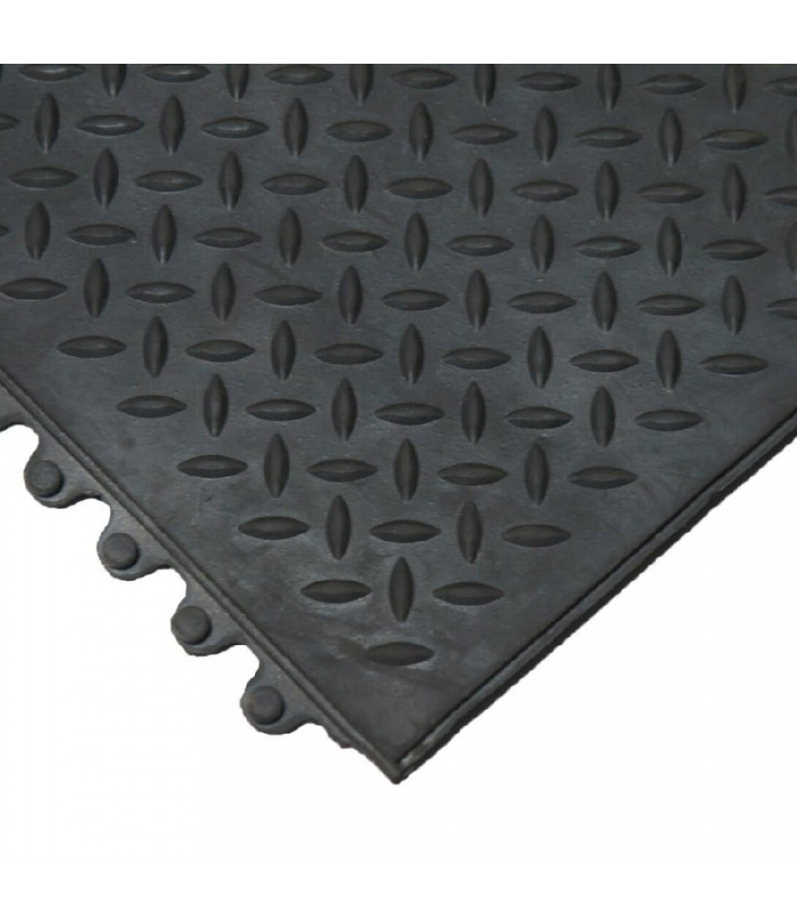 Guminis sujungiamas kilimėlis 16x914x914 mm Rifliuotas