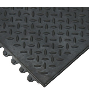 Guminis sujungiamas kilimėlis 16x914x914 mm Rifliuotas