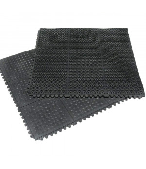 Guminis sujungiamas kilimėlis 16x914x914 mm Rifliuotas