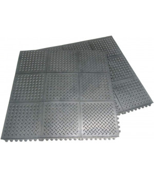 Guminis sujungiamas kilimėlis 16x914x914 mm Rifliuotas