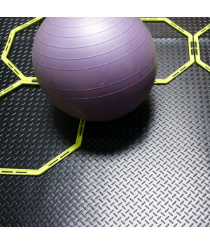 Guminis sujungiamas kilimėlis 16x914x914 mm Rifliuotas