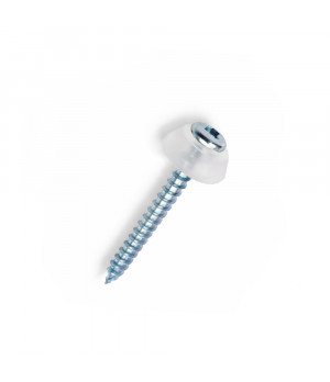 BPS tarpinė su varžtais į medį 5x50mm, skaidri (50 vnt pak.)