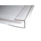 Polikarbonato užbaigimo profilis U 4-6 x 2100 mm (skaidrus) Polikarbonato užbaigimo profilis U 4-6 x 2100 mm (skaidrus)
