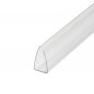 Polikarbonato užbaigimo profilis U 4-6 x 2100 mm (skaidrus) Polikarbonato užbaigimo profilis U 4-6 x 2100 mm (skaidrus)