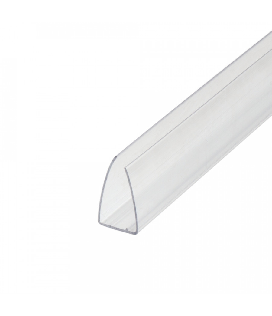Polikarbonato užbaigimo profilis U 4-6 x 2100 mm (skaidrus)
