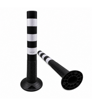 Lankstus įspėjamasis stulpelis 755 mm (juodas)