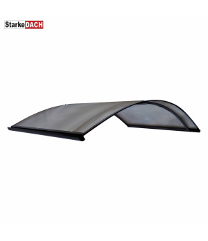 Arkinis stogelis Starkedach R-160, ruda konstrukcija, tonuota danga