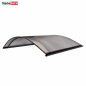 Stogelis Starkedach R-160, arkinis 6x1000x1600 mm ruda konstrukcija, tonuota danga