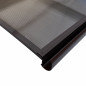 Stogelis Starkedach L-160, lenktas 6x1000x1600 mm ruda konstrukcija, tonuota danga