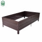 Pakelta lysvė KLASIKA GARDEN 1500x750x300 mm ruda Pakelta lysvė KLASIKA GARDEN 1500x750x300 mm ruda