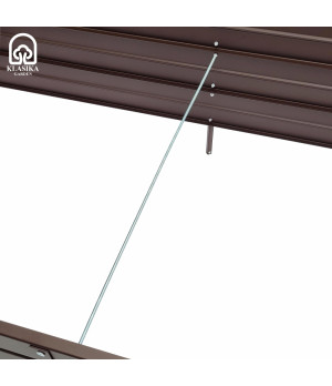 Pakelta lysvė KLASIKA GARDEN 1500x750x300 mm ruda