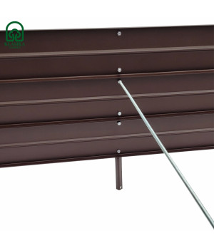 Pakelta lysvė KLASIKA GARDEN 1500x750x300 mm ruda