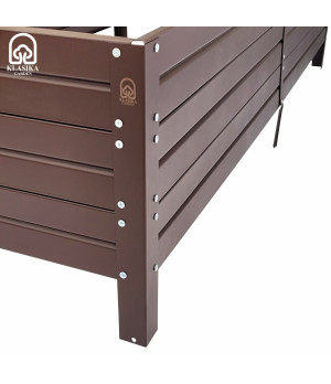 Pakelta lysvė KLASIKA GARDEN 1500x750x300 mm ruda