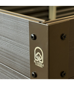 Pakelta lysvė Klasika Woodlook 1500x750x300 mm, ruda