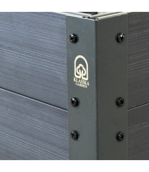 Pakelta lysvė Klasika Woodlook 1500x750x300 mm, pilka