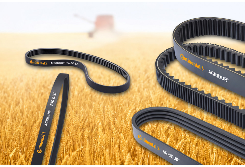 Continental AGRIDUR® profesionalūs diržai žemės ūkio technikai